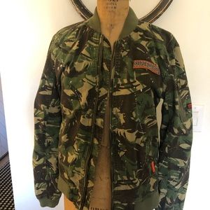 Superdry Rookie Edition Camo/army Jacket- size small -unisex